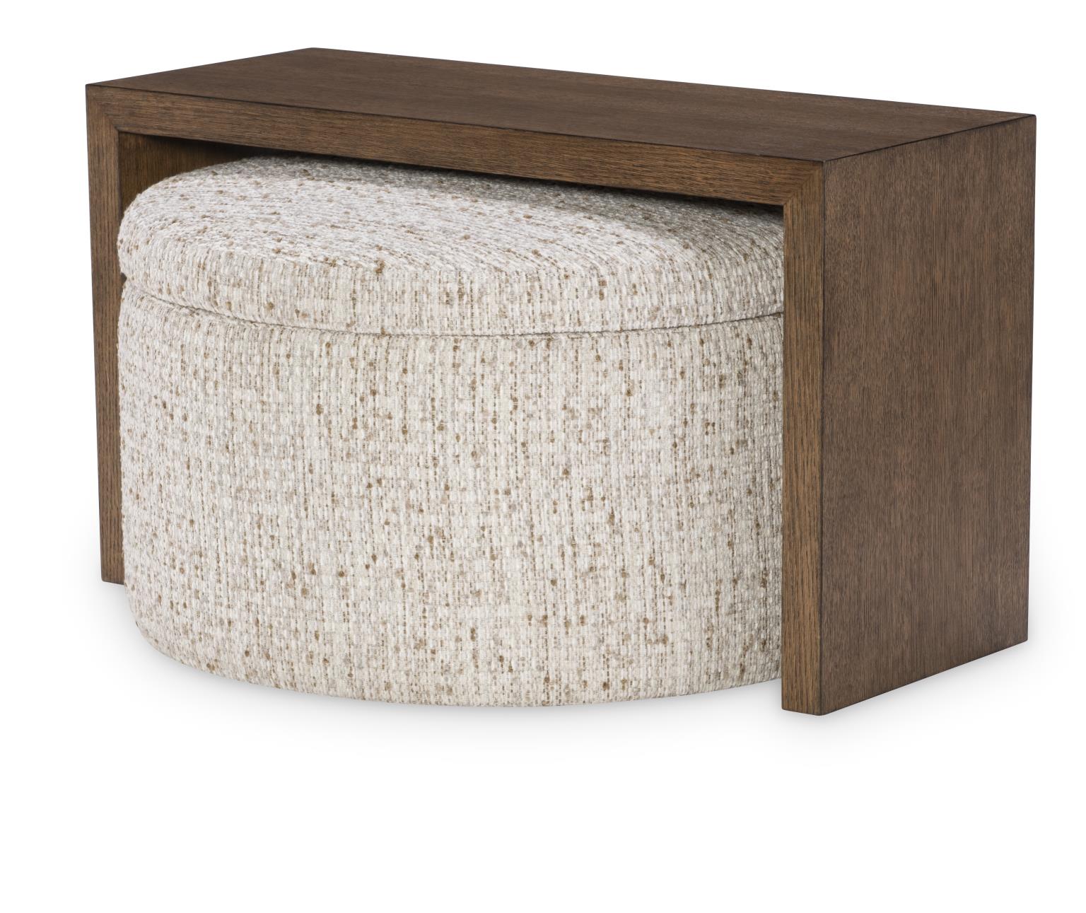 LU310 Solana Positano Clay Biscotti UP Storage Ottoman Mohave LU810OTW1000