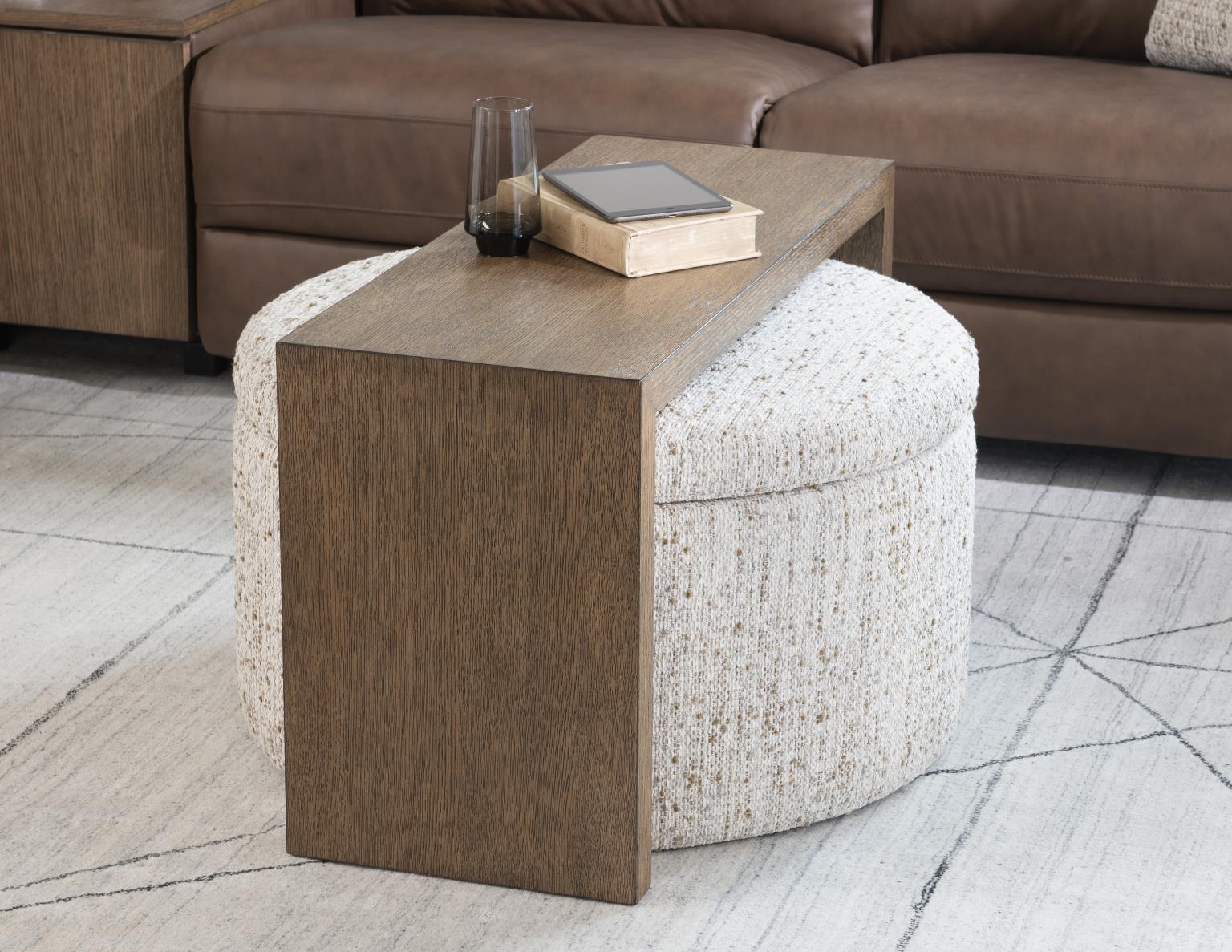 LU310 Solana Positano Clay Biscotti UP Storage Ottoman Mohave LU810OTW1000