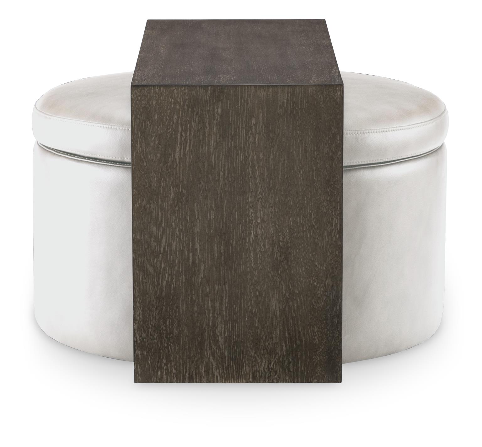 LU340 Luna Ravello Silver UP Swivel Ottoman On Casters LU820OTS1800