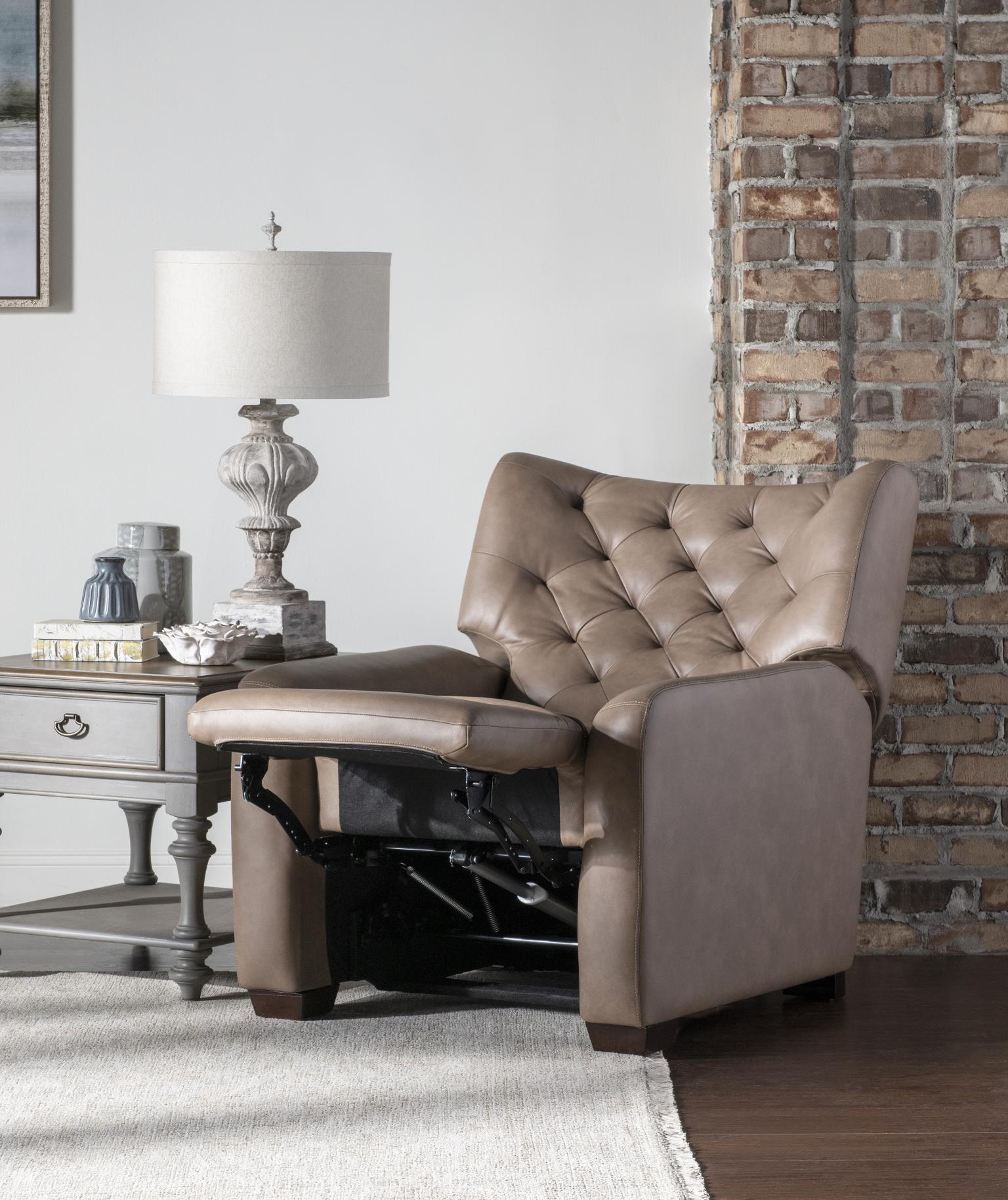 LU370 Fen Positano Fumo UP P1 Tufted Recliner LU925RC14004