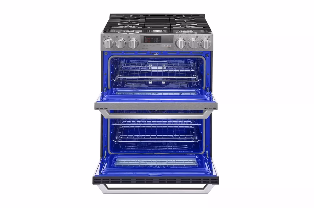 7.3 Cu. Ft. Smart Wi-fi Enabled Dual Fuel Double Oven Range With Probake Convection® LUTD4919SN