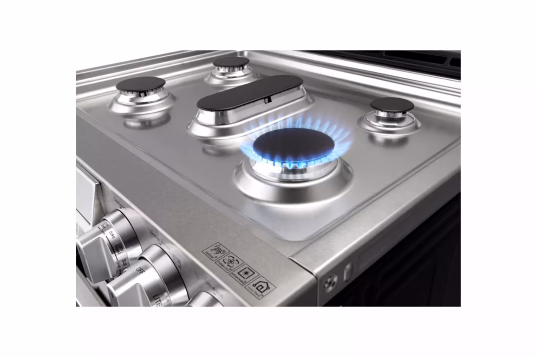 7.3 Cu. Ft. Smart Wi-fi Enabled Dual Fuel Double Oven Range With Probake Convection® LUTD4919SN