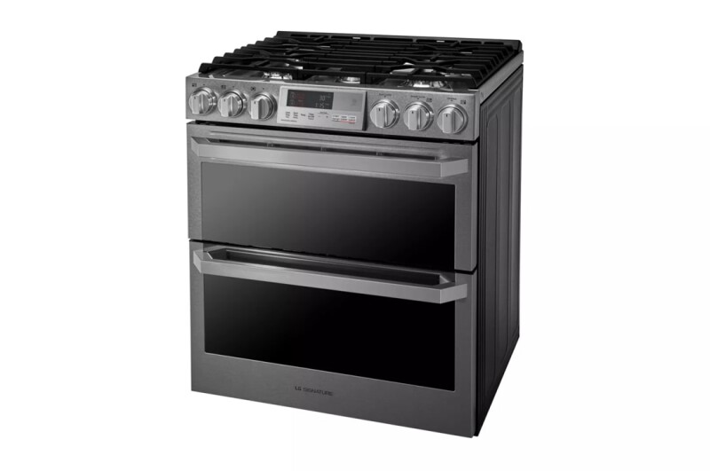 LG SIGNATURE 7.3 cu.ft. Smart wi-fi Enabled Dual Fuel Double Oven Range with ProBake Convection® view 3