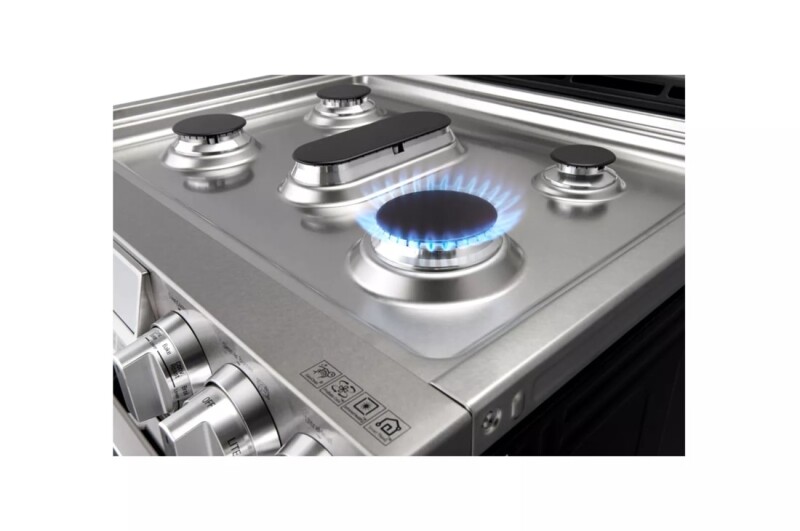 LG SIGNATURE 7.3 cu.ft. Smart wi-fi Enabled Dual Fuel Double Oven Range with ProBake Convection® view 7