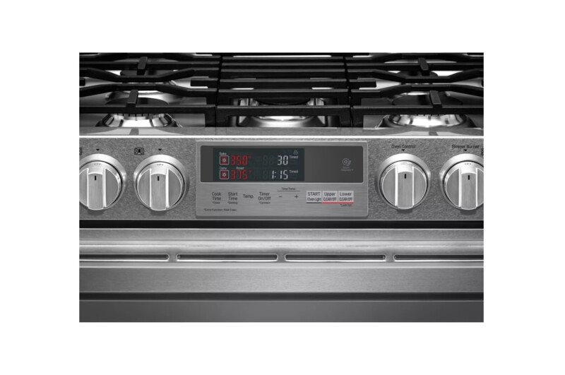 LG SIGNATURE 7.3 cu.ft. Smart wi-fi Enabled Dual Fuel Double Oven Range with ProBake Convection® view 8