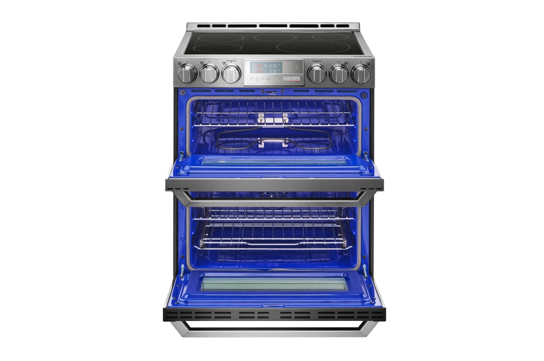 LG SIGNATURE 7.3 cu.ft. Smart wi-fi Enabled Electric Double Oven Slide-In Range with ProBake Convection® LUTE4619SN