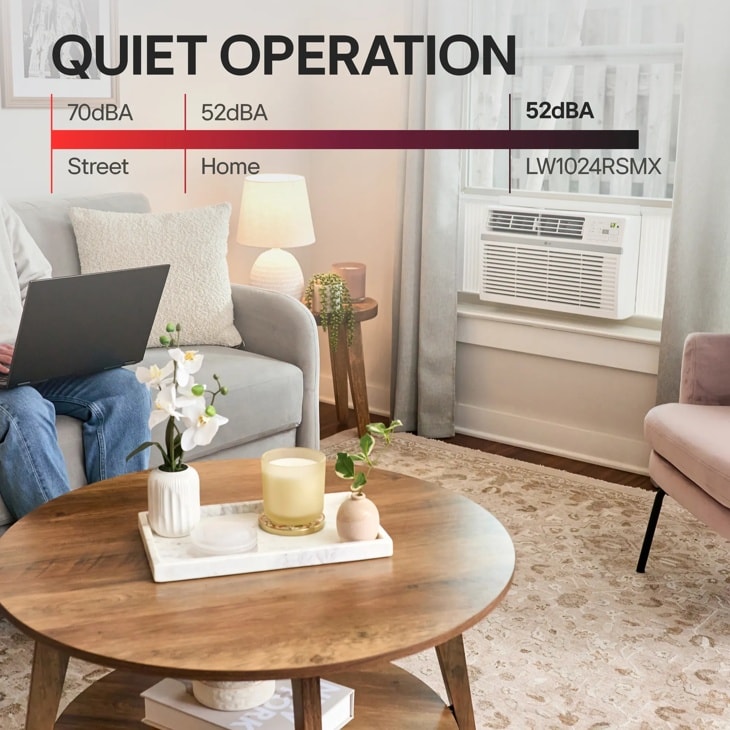 10,000 Btu Smart Wi-fi Enabled Air Conditioner | Cools Up To 550 Sq. Ft. LW1024RSMX