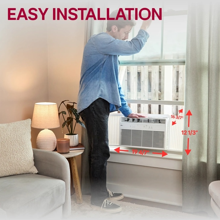 10,000 BTU Window Air Conditioner | Cools Up To 450 sq. ft. LW1025R