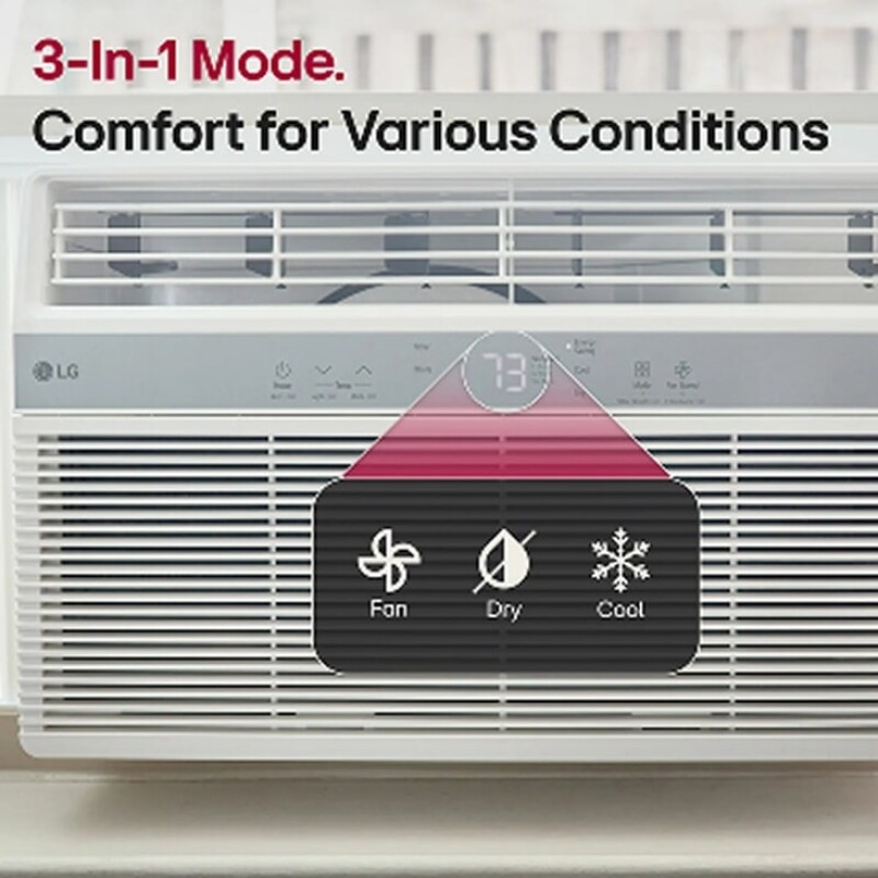 10,000 Btu Smart Wi-fi Enabled Air Conditioner | Cools Up To 450 Sq. Ft. LW1025RSMX