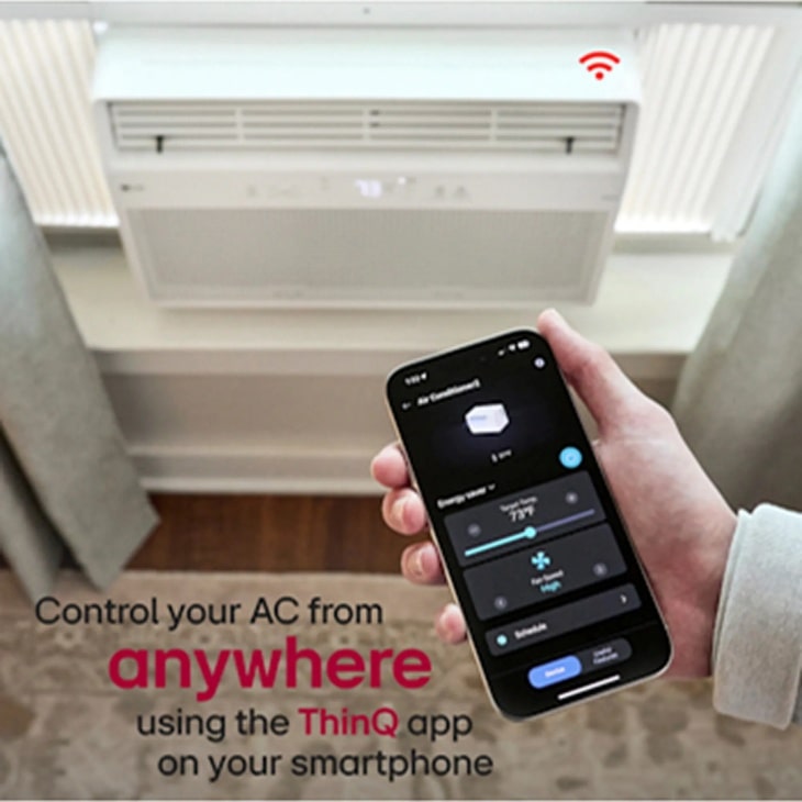 10,000 Btu Smart Wi-fi Enabled Window Air Conditioner | Cools Up To 450 Sq. Ft. LW1025RSMY