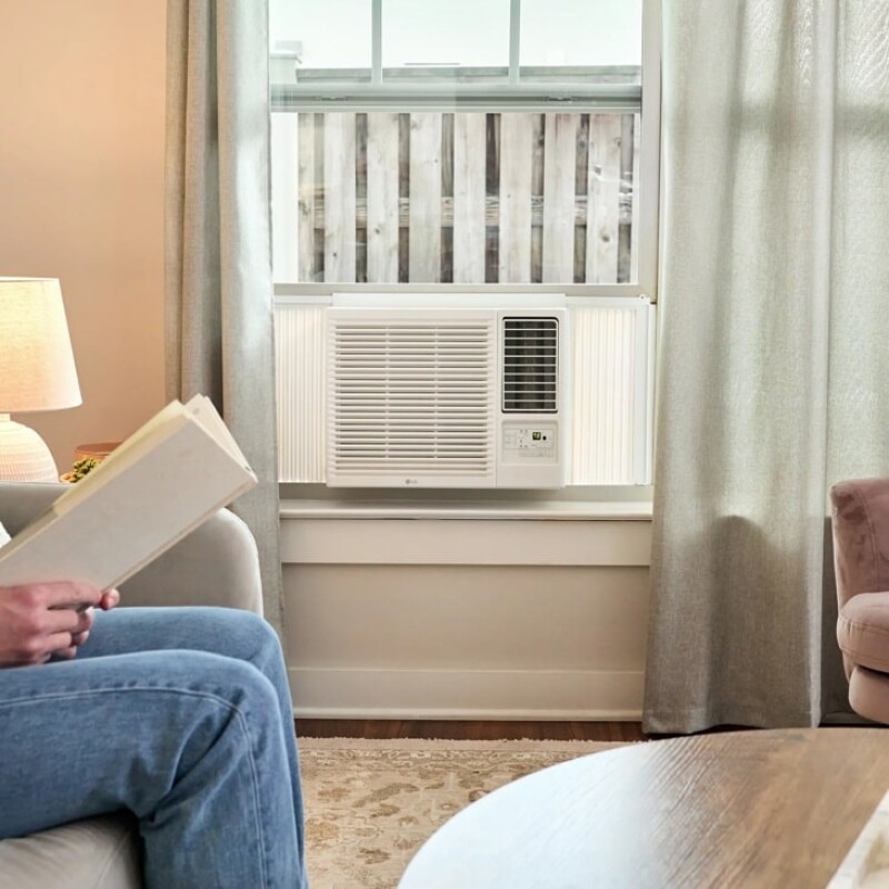 18,000 Btu Smart Wi-fi Enabled Window Air Conditioner | Cools Up To 1,000 Sq. Ft. LW1823HRSM