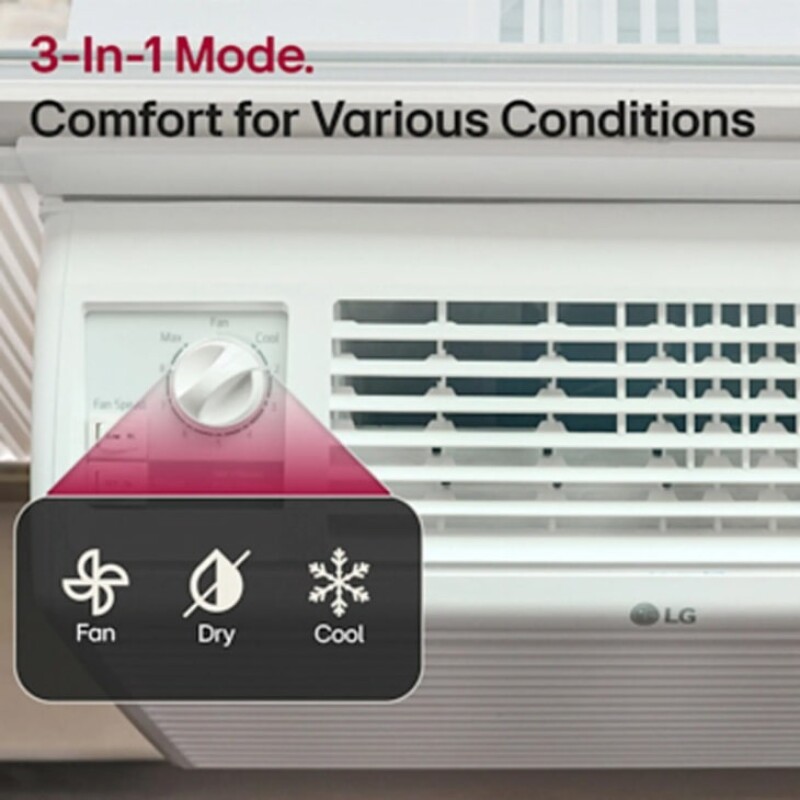5,000 Btu Window Air Conditioner | Cools Up To 150 Sq. Ft. LW5023