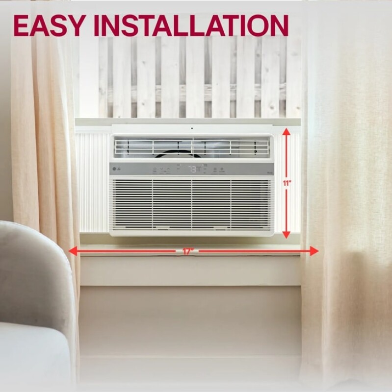 6,000 Btu Smart Wi-fi Enabled Window Air Conditioner | Up To 250 Sq. Ft. LW6024RSMX