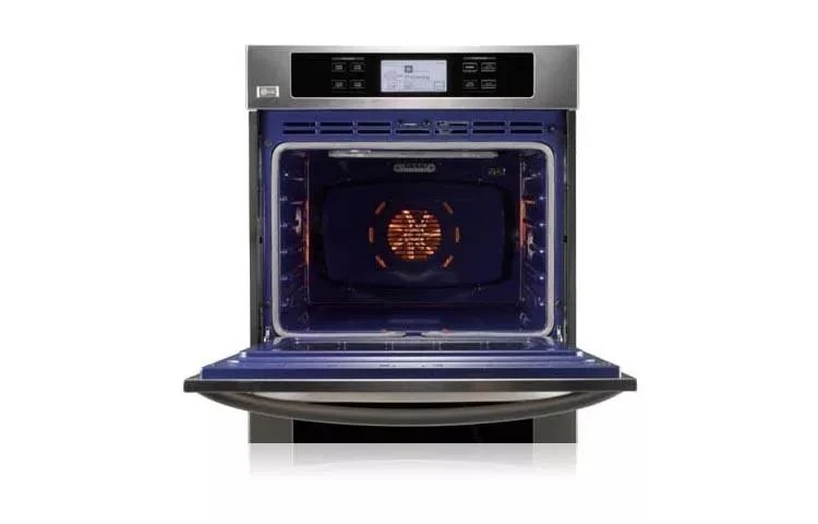 4.7(x2) Cu.ft. Capacity 30" Built-in Double Wall Oven With Lcd Display And Crisp Convection LWD3081ST