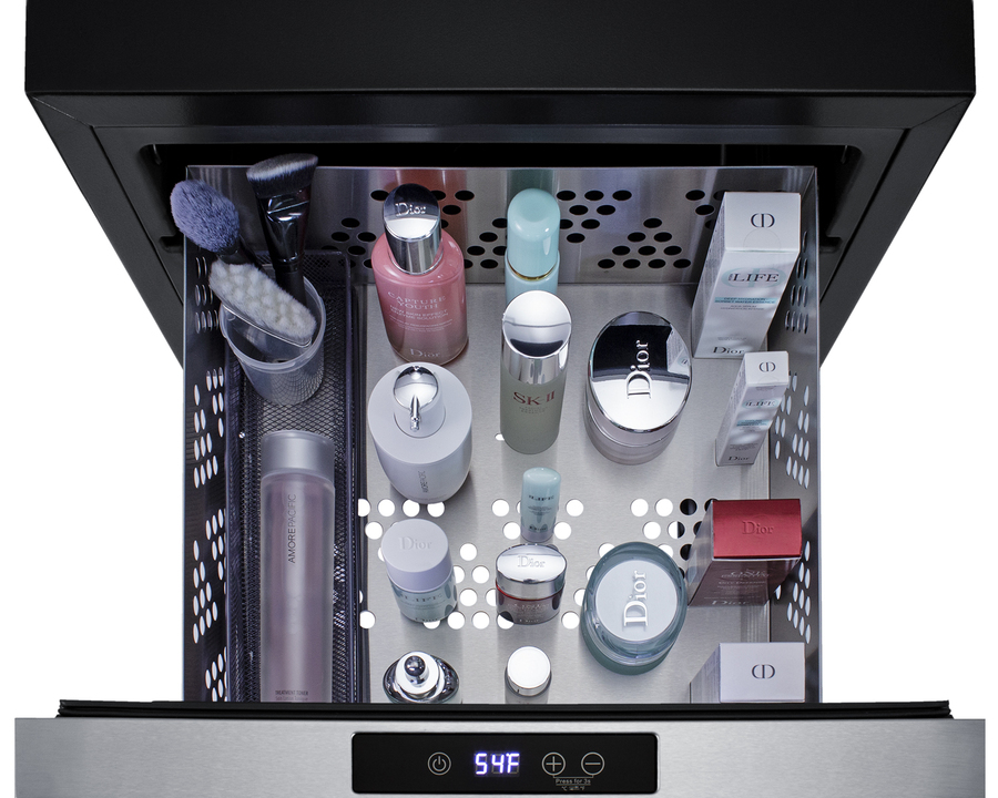 18" Wide Built-In BeautiFridge Cosmetics Refrigerated Drawer LX1D