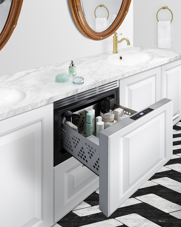 18" Wide Built-In BeautiFridge Cosmetics Refrigerated Drawer LX1D