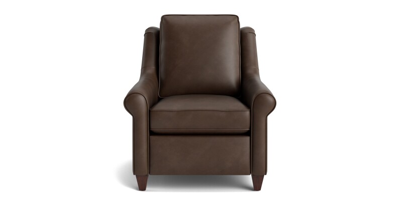 Magnificent Motion Leather Roll Arm Power Wall Recliner M00012MLM1SOCK58