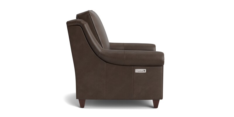 Magnificent Motion Leather Panel Arm Power Wall Recliner M00012MLM3PANEL53