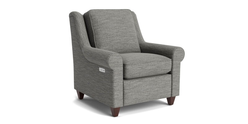 Magnificent Motion Roll Arm Power Wall Recliner M00012TMM1SOCK32