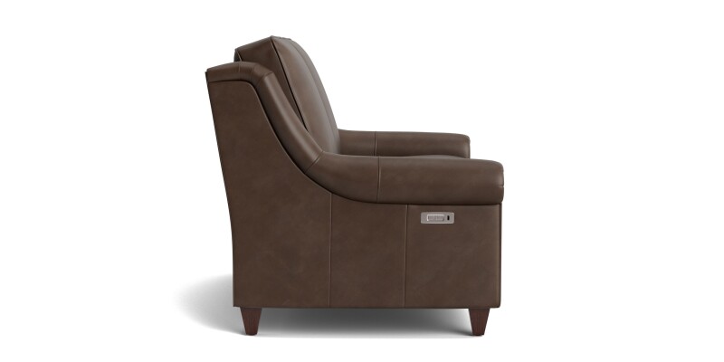 Magnificent Motion Leather Panel Arm Reclining Loveseat M00042MLM3PANEL53