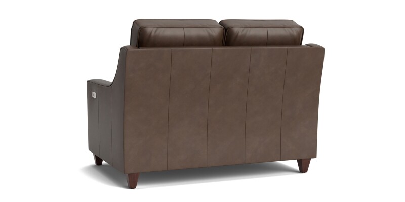 Magnificent Motion Leather Slope Arm Reclining Loveseat M00042MLM9SLOPE54