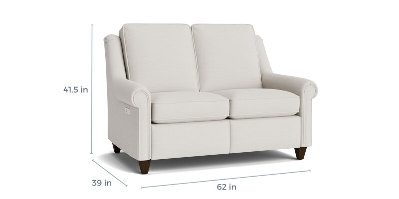 Magnificent Motion Panel Arm Reclining Loveseat M00042MM3PANEL27