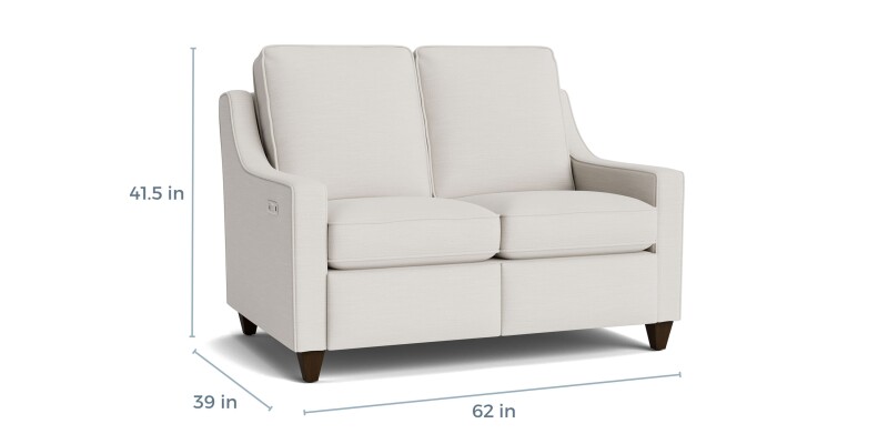 Magnificent Motion Slope Arm Reclining Loveseat M00042MM9SLOPE24