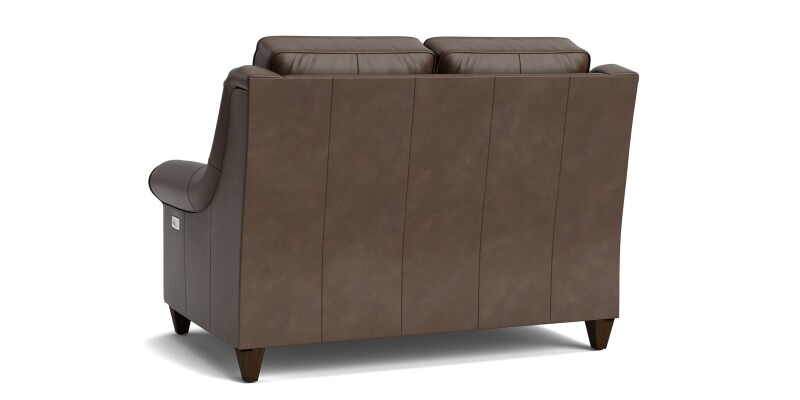 Magnificent Motion Leather Roll Arm Reclining Loveseat M00042TMLM1SOCK60