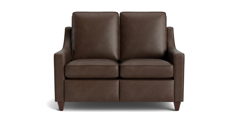 Magnificent Motion Leather Slope Arm Reclining Loveseat M00042TMLM9SLOPE53