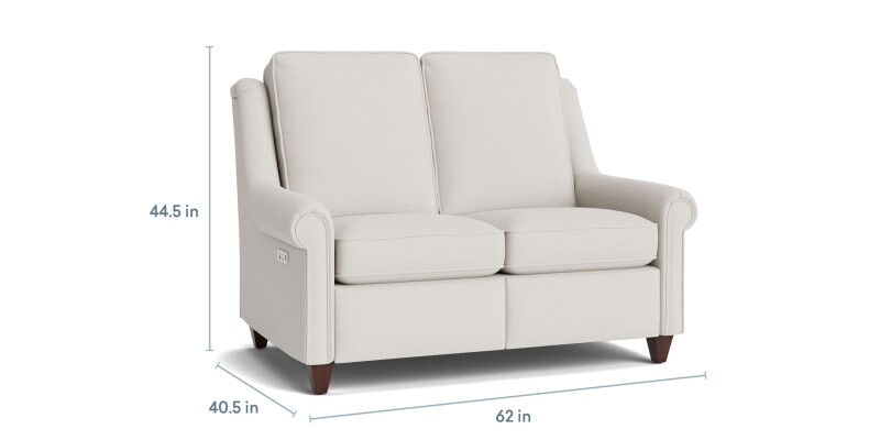 Magnificent Motion Panel Arm Reclining Loveseat M00042TMM3PANEL34