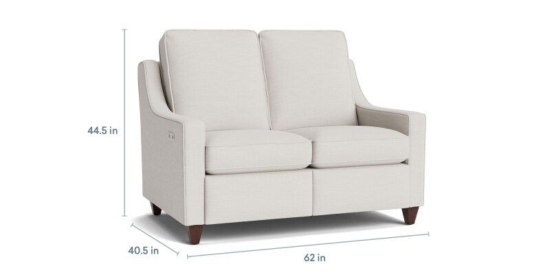 Magnificent Motion Slope Arm Reclining Loveseat M00042TMM9SLOPE24