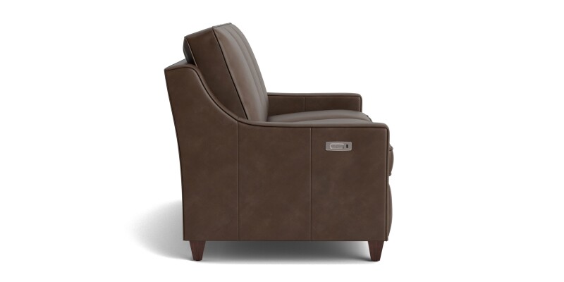 Magnificent Motion Leather Slope Arm Reclining Sofa M00072MLM9SLOPE55