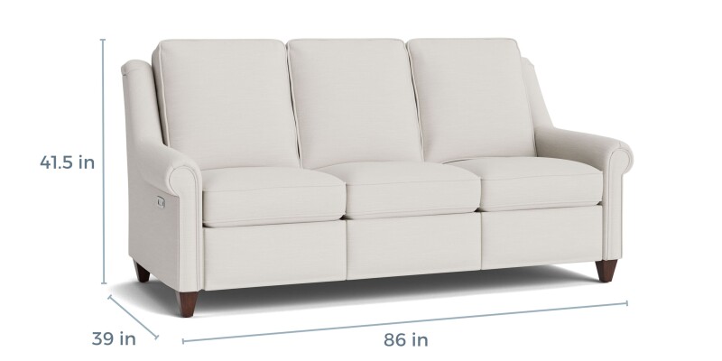 Magnificent Motion Panel Arm Reclining Sofa M00072MM3PANEL32