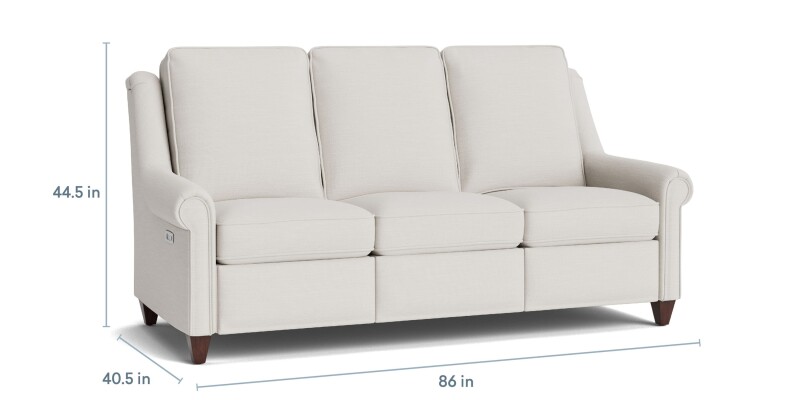 Magnificent Motion Panel Arm Reclining Sofa M00072TMM3PANEL22