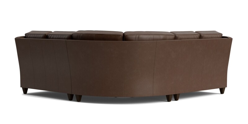 Magnificent Motion Leather Slope Arm Reclining Sectional M000LSECT3LM9SLOPEKIT59