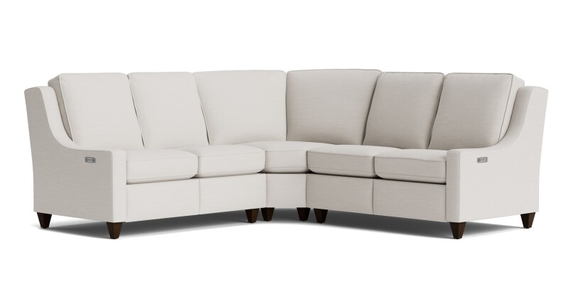 Magnificent Motion Slope Arm Reclining Sectional M000LSECT3TM9SLOPEKIT22