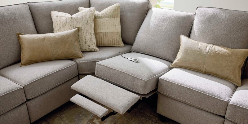 Magnificent Motion Slope Arm Reclining Sectional M000LSECT3TM9SLOPEKIT24