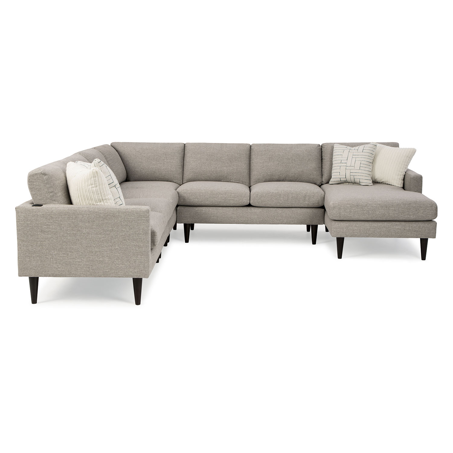 Trafton - Modern Sectional - Espresso - M10WE M10WE
