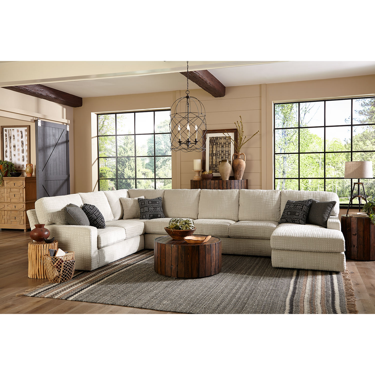Dovely - Transitionally Styled Chaise Lounge Sofa - M25W M25W