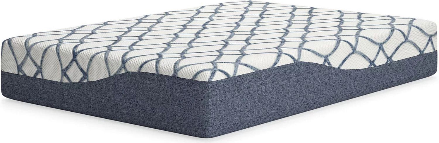 12 Inch Chime Elite 2.0 Full Mattress In White and Blue M42621