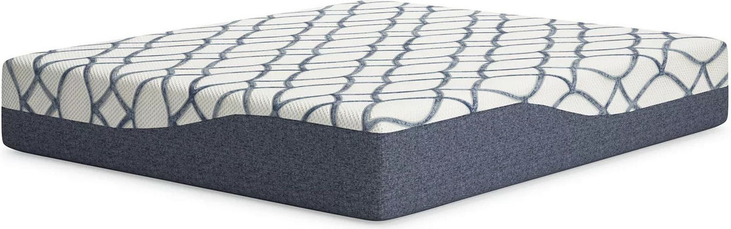 14 Inch Chime Elite 2.0 California King Mattress In White and Blue M42751