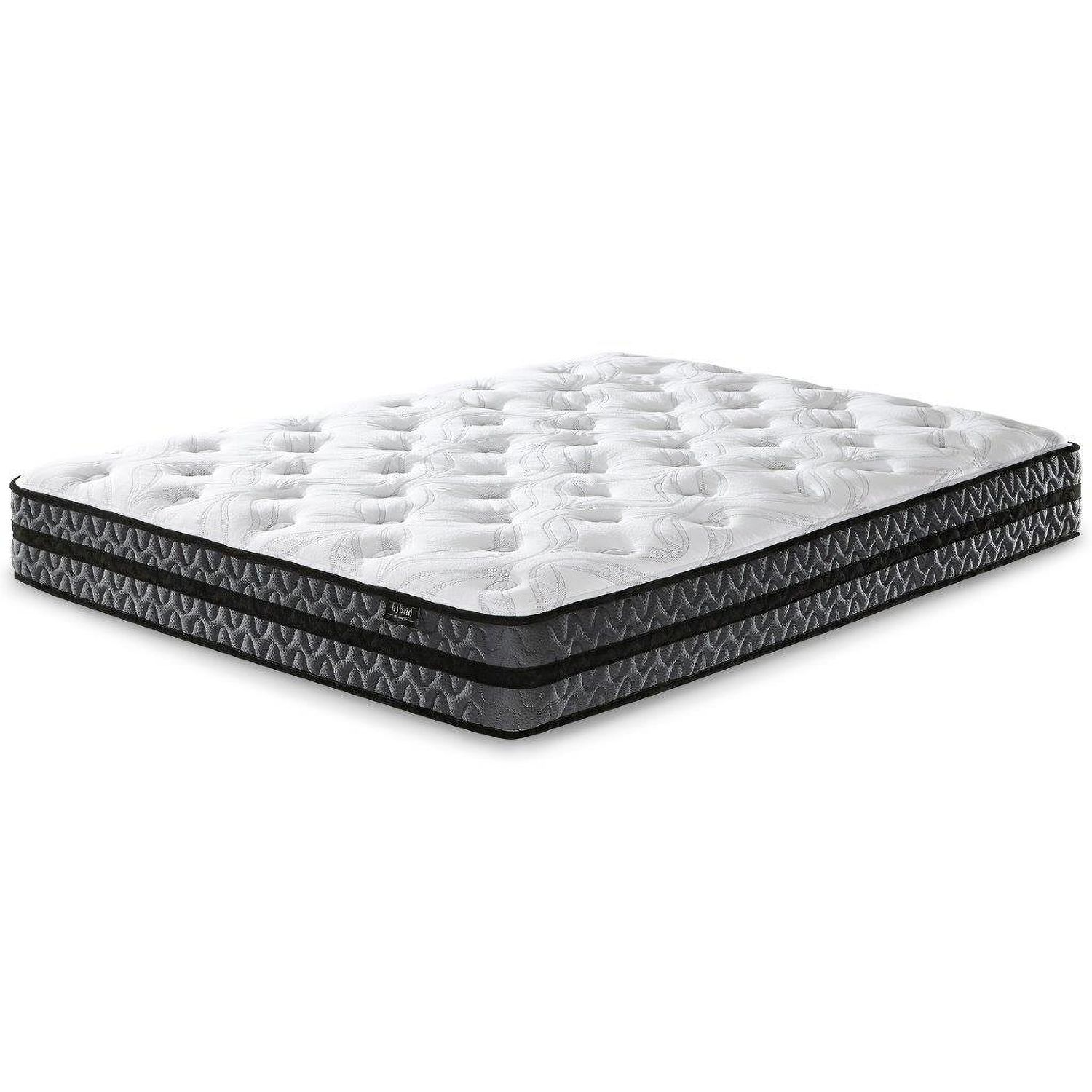 10 Inch Pocketed Hybrid White Twin Mattress M58911