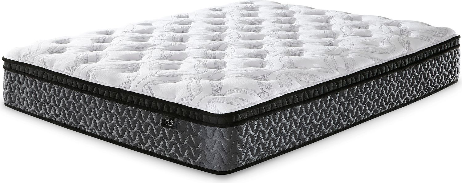 12 Inch Pocketed Hybrid White Full Mattress M59021