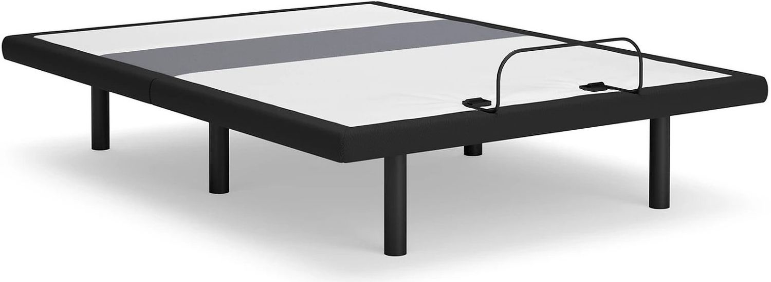 Best Base with Lumbar and Audio Queen Adjustable Base In Charcoal Gray M5X532