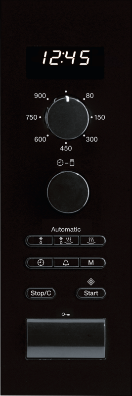 Built‑in microwave oven with automatic programs for perfect results. M6040SC