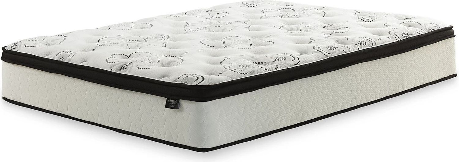 Chime 12 Inch Hybrid White California King Mattress M69751