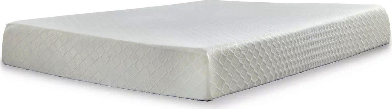 10 Inch Chime Memory Foam White California King Mattress M69951