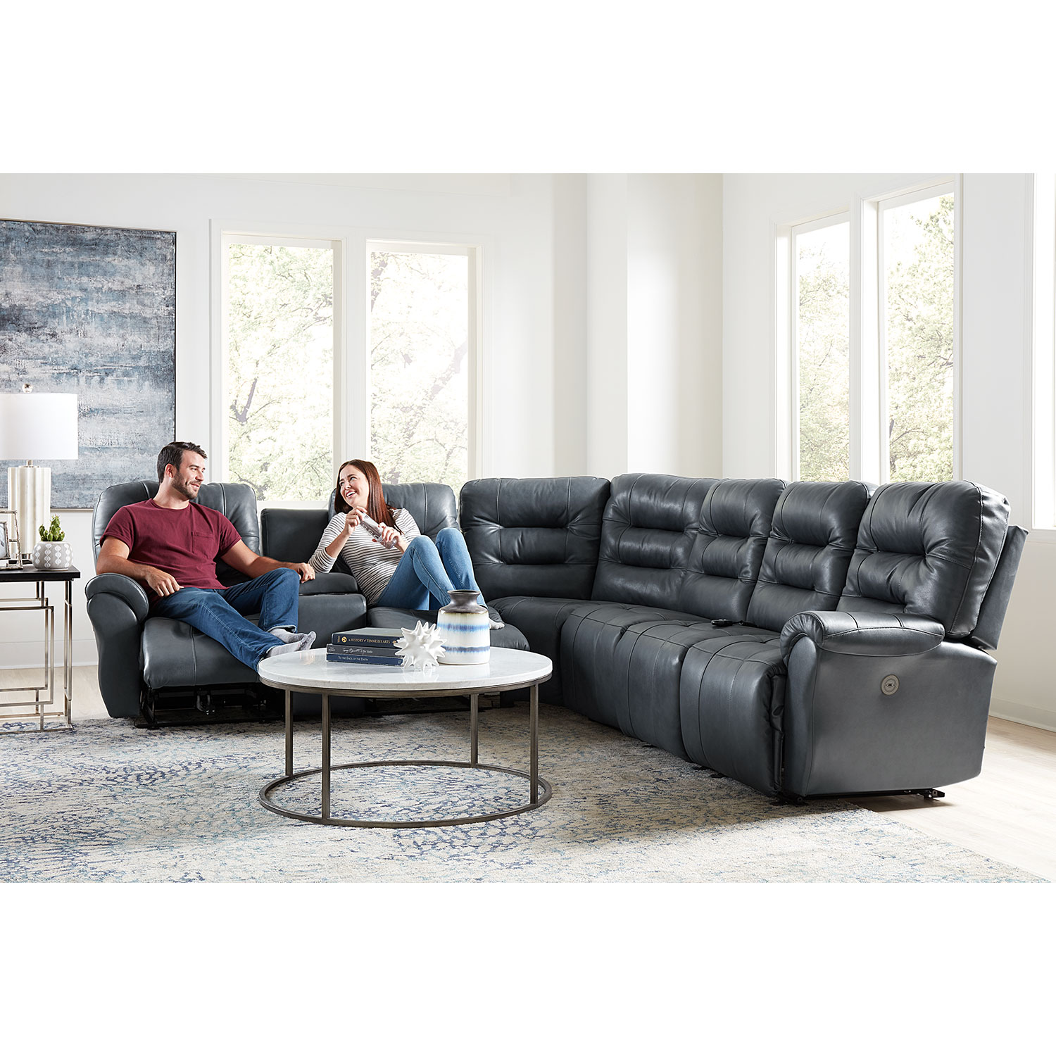 Unity - Pillow Back, Reclining Sectional - M735CW M735CW