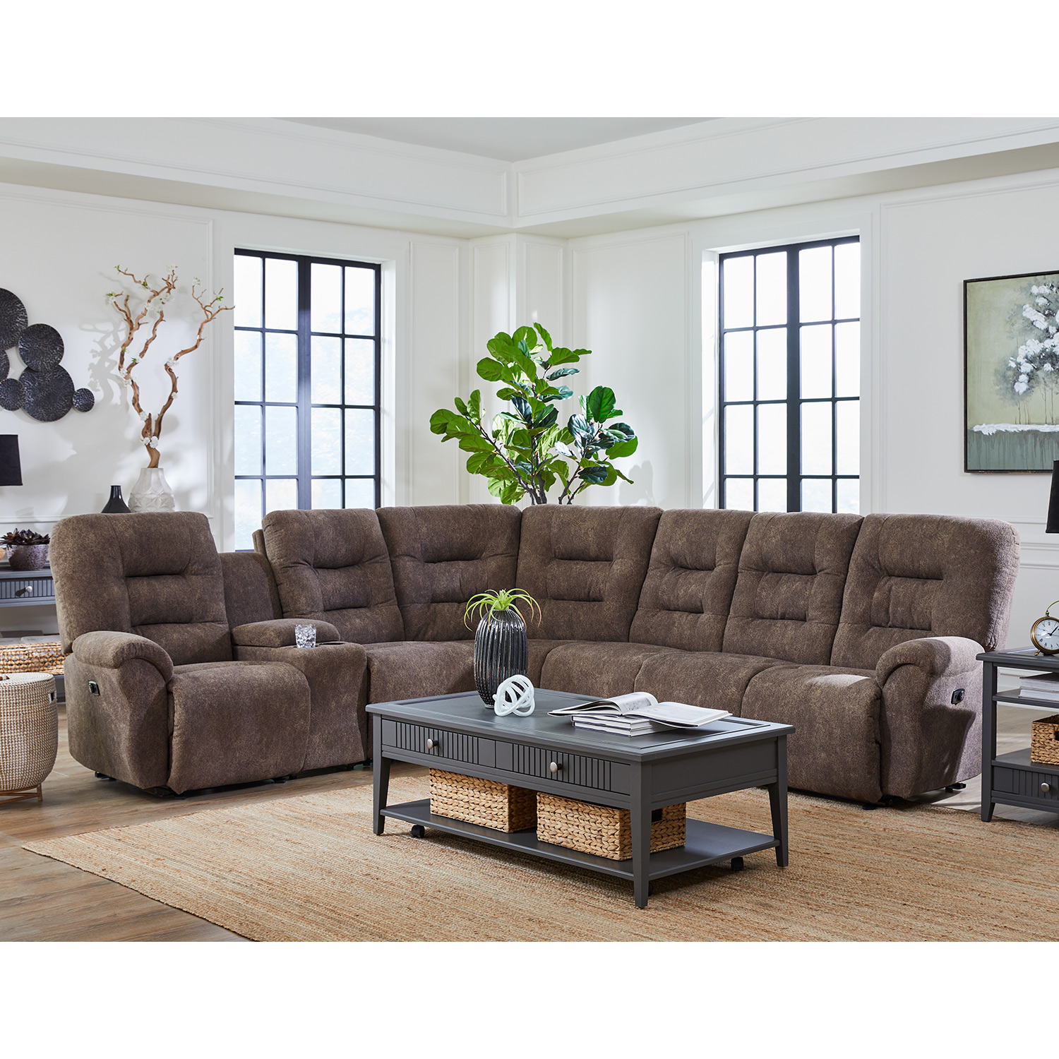 Unity - Pillow Back, Reclining Sectional - M735RA M735RA