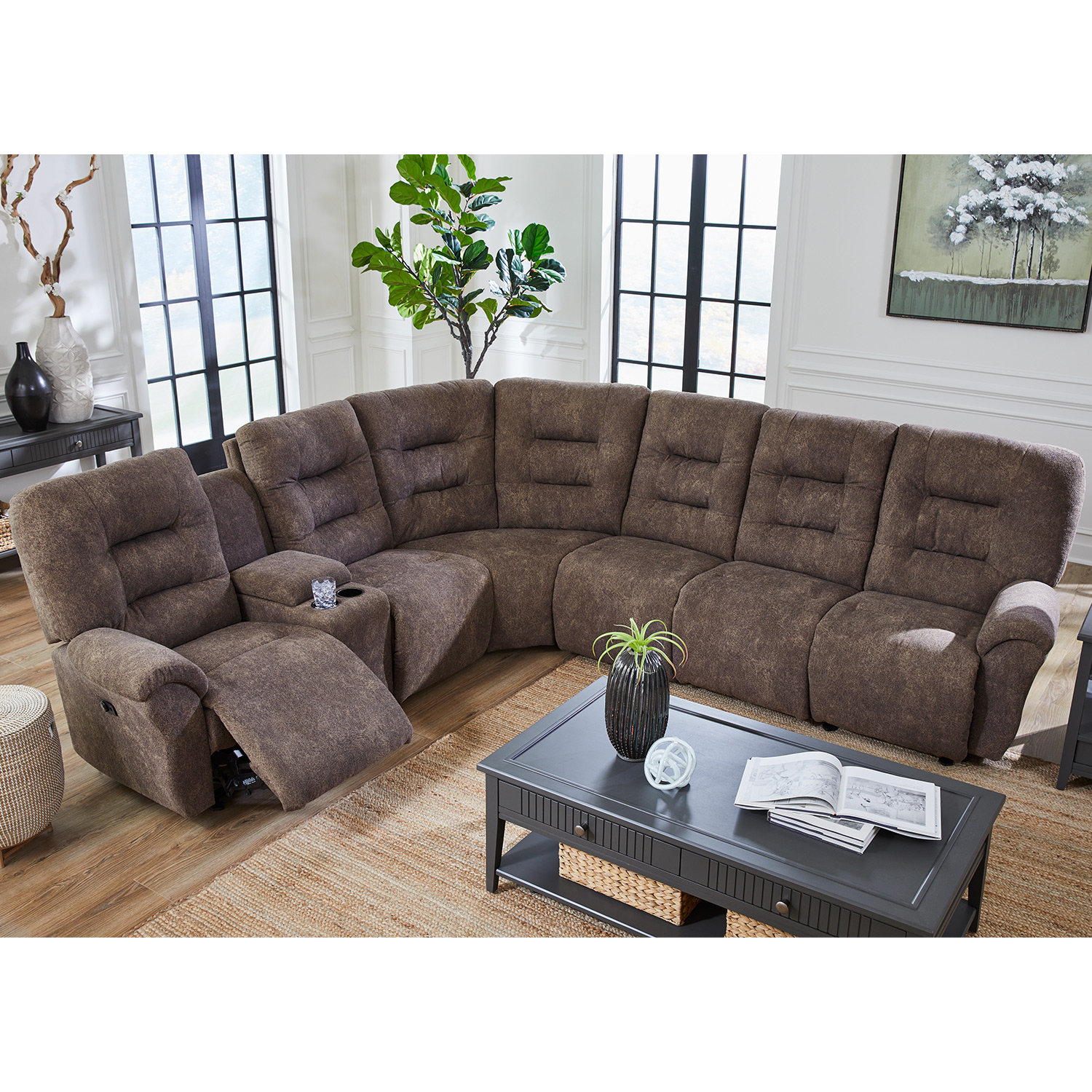 Unity - Pillow Back, Reclining Sectional - M735RA M735RA